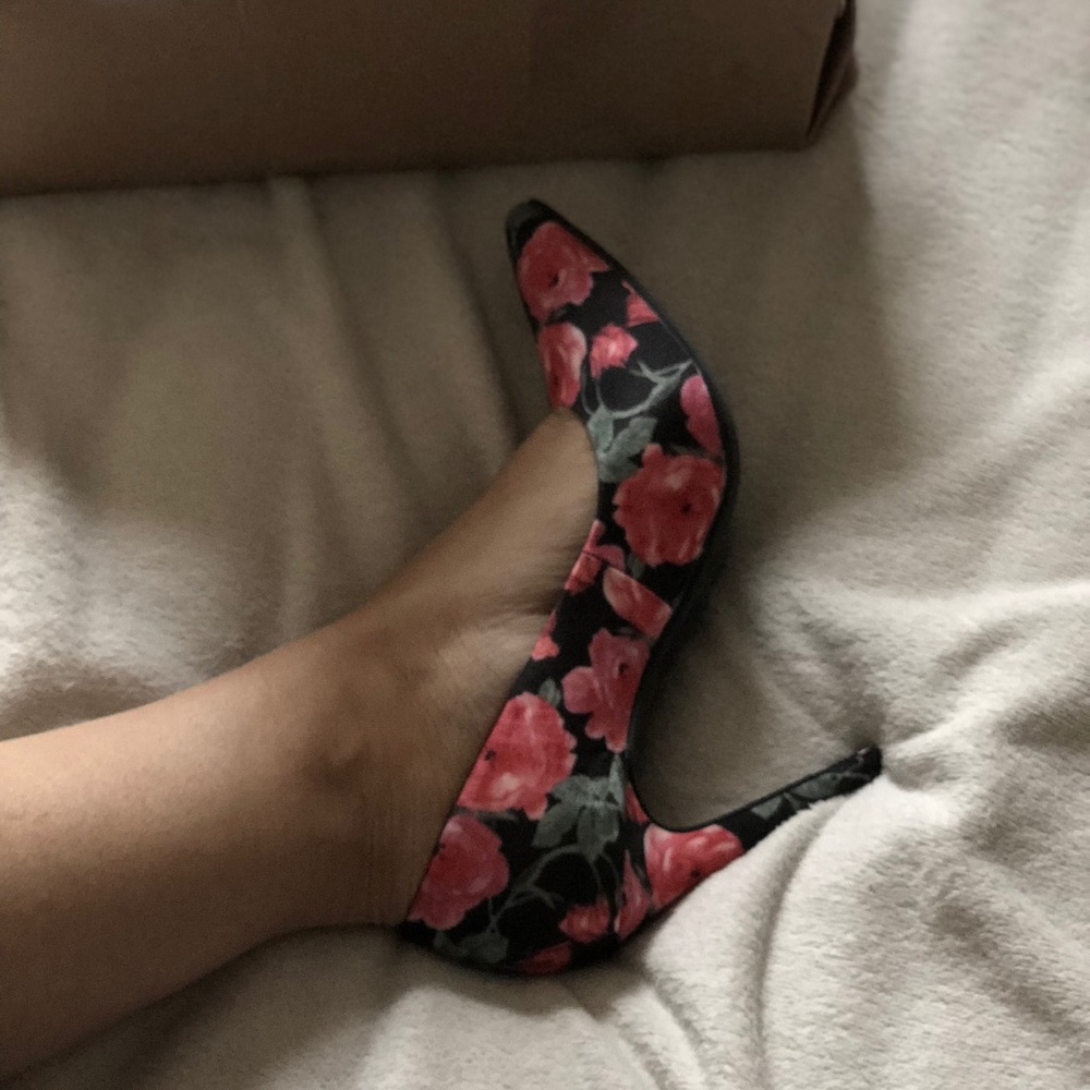 Floral heels